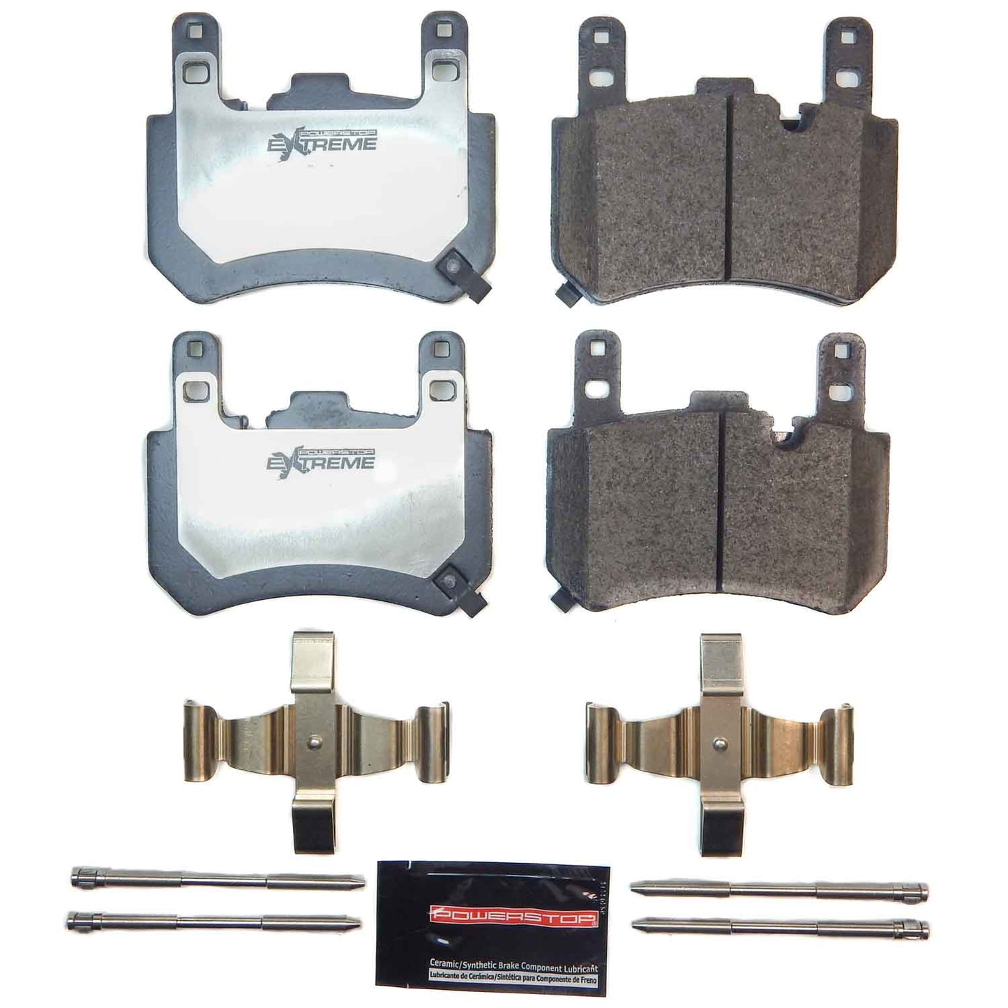 PowerStop Z26-2503 Rear Z26 Street Brake Pads with hardware for 2023-2025 Chevrolet Corvette Z06