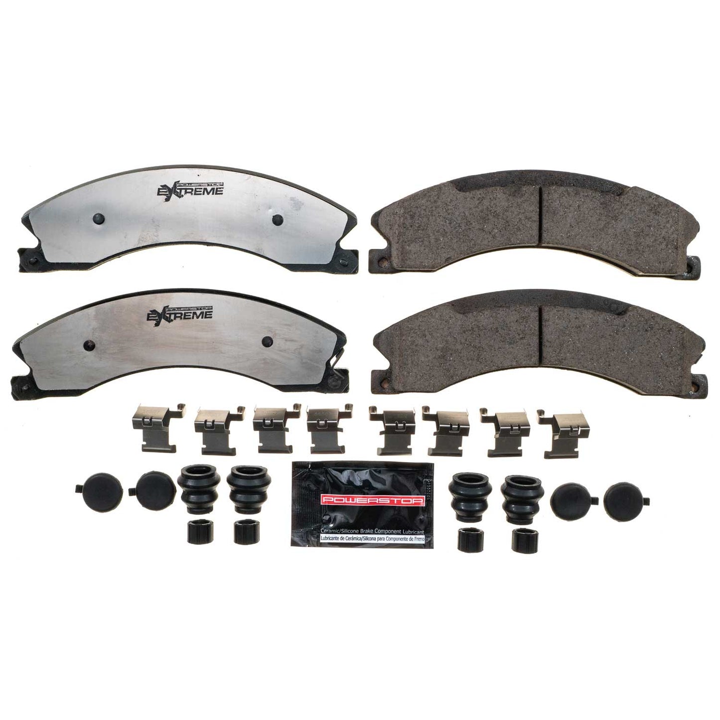 PowerStop Z36-1565 carbon-fiber ceramic Truck and Tow brake pads for GM HD trucks, Nissan NV vans, and Titan XD