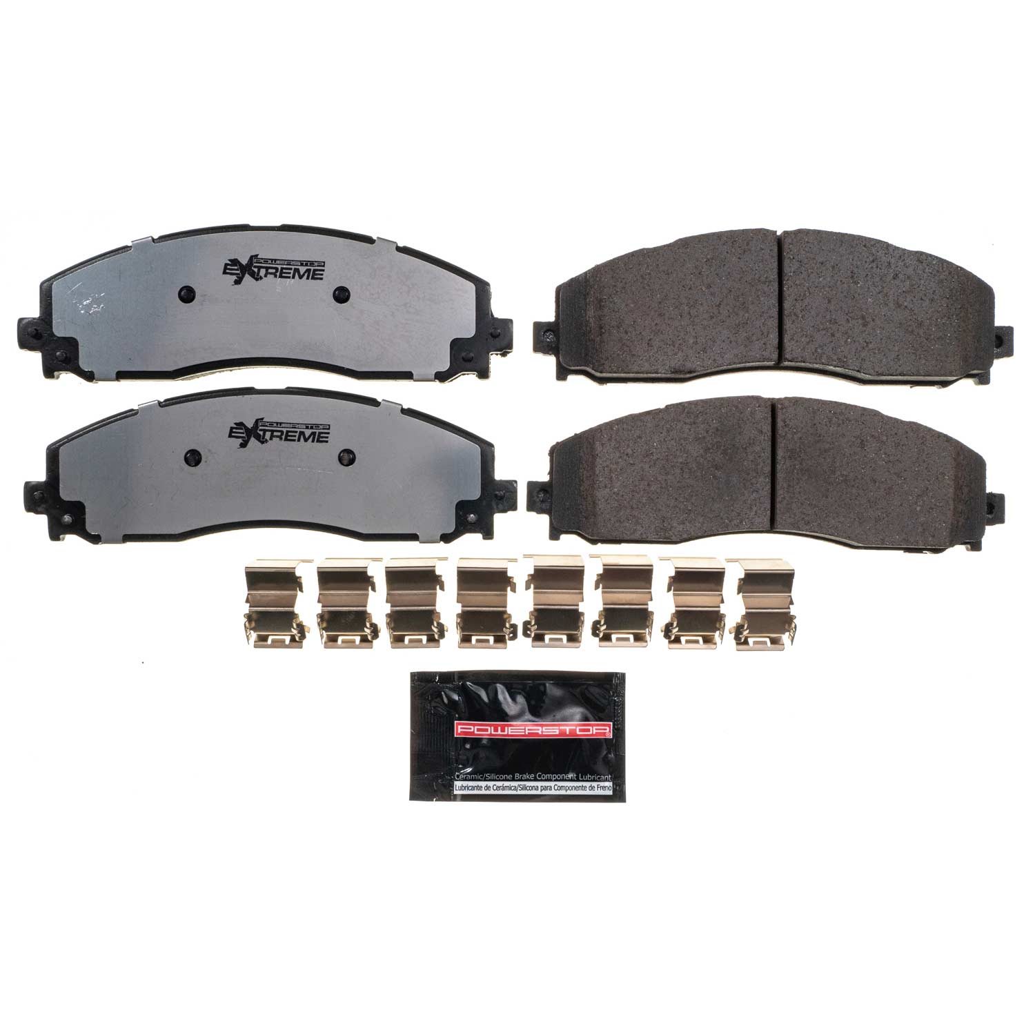 PowerStop Z36-1691 carbon-fiber ceramic rear brake pads for Ford F-250, F-350, and F-450 Super Duty trucks