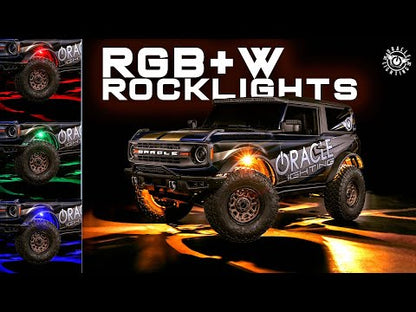 Oracle – ColorSHIFT RGB+W Underbody Wheel Well Rock Light Kit 8-Piece – Universal – 5895-339-8