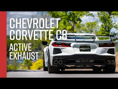 MBRP S70413CF 3" ARMOR Pro Cat-Back Exhaust – Active Profile | 2020–2026 Corvette C8