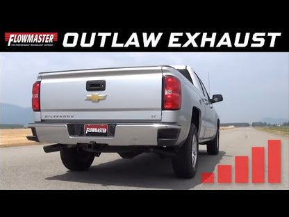 Flowmaster Outlaw Cat-Back Exhaust for 2014-2019 Silverado/Sierra 1500 - 817689