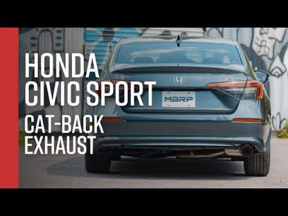 MBRP cat-back exhaust for 2022-2026 Honda Civic Sport. Hear, Feel, and See the difference of this exhaust system. Once ya see it ya gonna need it, so come to Elite Race Fab and get it!