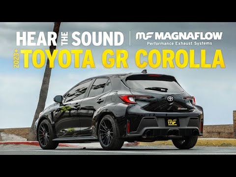 New Magnaflow exhaust 19631 for 2023-26 GR Corolla Catback Neo Series sound clip and install. Check it out Part#19631