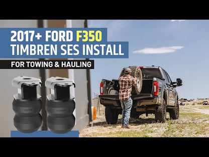 Timbren Rear SES Suspension Enhancement System install on F-350