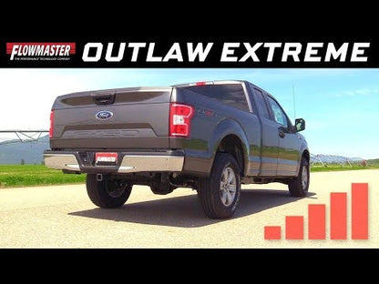 Flowmaster Outlaw Extreme Cat-Back Exhaust for 2015-2020 Ford F-150 - 817917