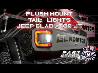 Oracle – Flush Mount LED Tail Lights Tinted Lens – Fits Jeep Gladiator JT – 5882-504-T