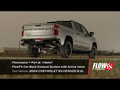 Flowmaster Flow FX Active Valve Cat-Back Exhaust for 2024+ Silverado/Sierra 1500 - 718207