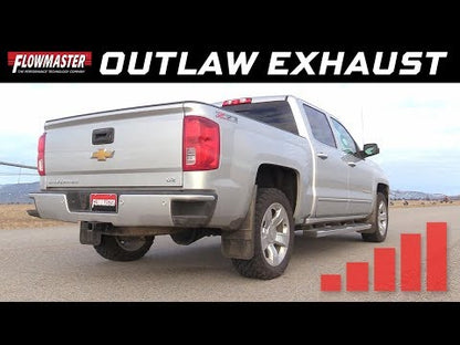 Flowmaster Outlaw Extreme Cat-Back Exhaust for 2014-2019 Silverado/Sierra 1500 - 817916