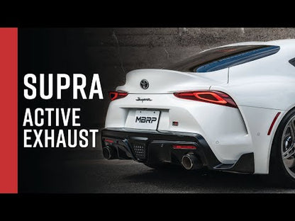 MBRP S43003CF 3" ARMOR Pro Cat-Back Exhaust – Active Profile | 2020–2026 Toyota Supra