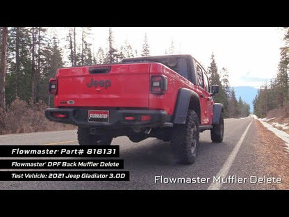 Flowmaster American Thunder Filter-Back Exhaust for 2021-2023 Jeep Gladiator 3.0L - 818131