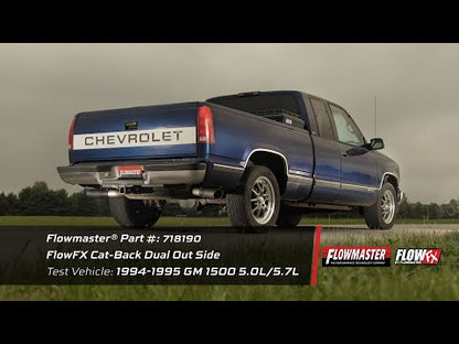 Flowmaster Flow FX Cat-Back Exhaust for 1994-1995 GM 1500/2500 LD - 718190