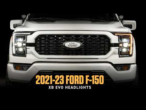 Morimoto XB Evo headlights for 2021-2023 Ford F-150 and Raptor feature overview video