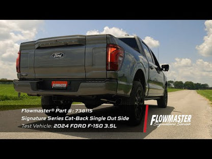 Flowmaster Signature Series Cat-Back Exhaust for 2021-2026 Ford F-150 - 738115