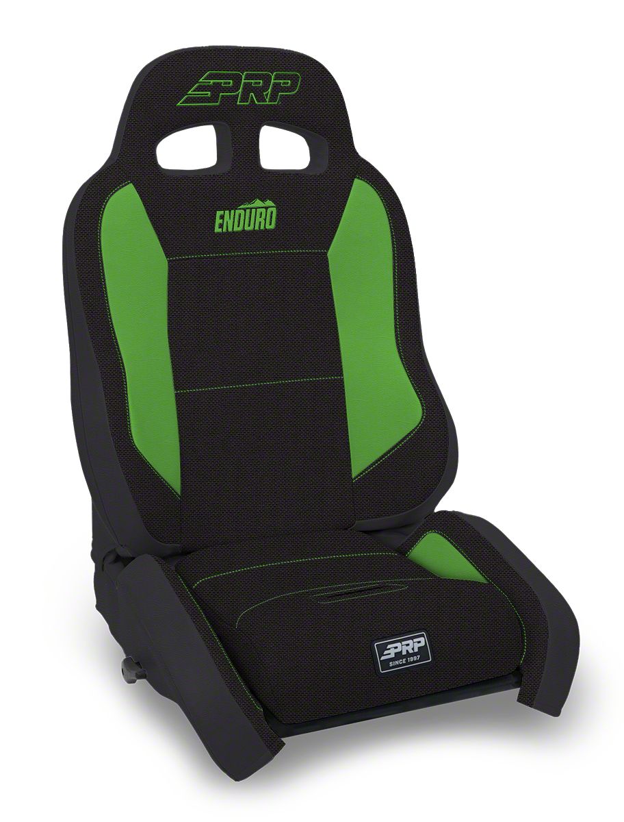 PRP EnduroCrawl Reclining Suspension Seat - Black/Green Tweed - Driver