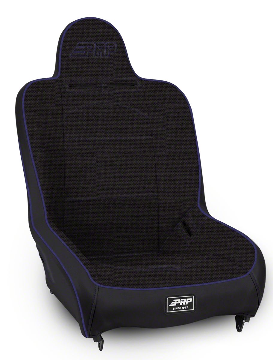 PRP Premier High Back Suspension Seat- Black/Purple Tweed A100110-50-M