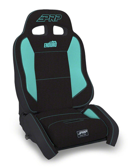 PRP EnduroCrawl Reclining Suspension Seat - Black/Teal Tweed - Driver A9001044-50-238