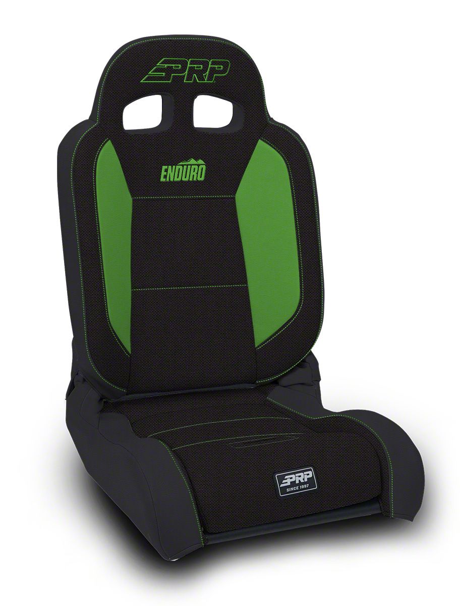 PRP EnduroDaily Reclining Suspension Seat - Black/Green Tweed - Passenger A8701045-50-W
