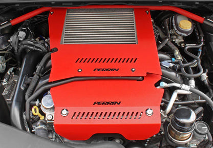 PERRIN PSP-ENG-165RD Intercooler Shroud Engine Cover Red for 2015–2021 WRX