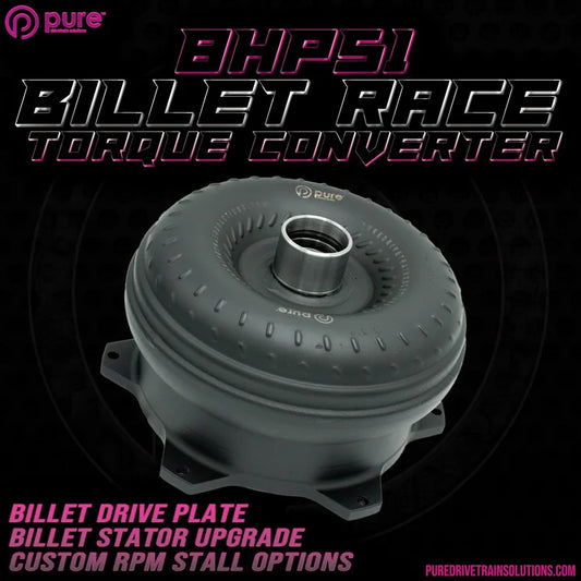 Pure Drivetrain Solutions 8HP51 high performance billet race torque converter RWD 16-95-2650