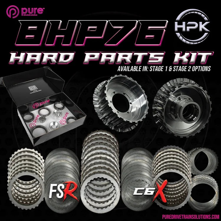 Pure Drivetrain Solutions 8HP76 Stage 2 transmission hard parts kit AWD 12-85-2000