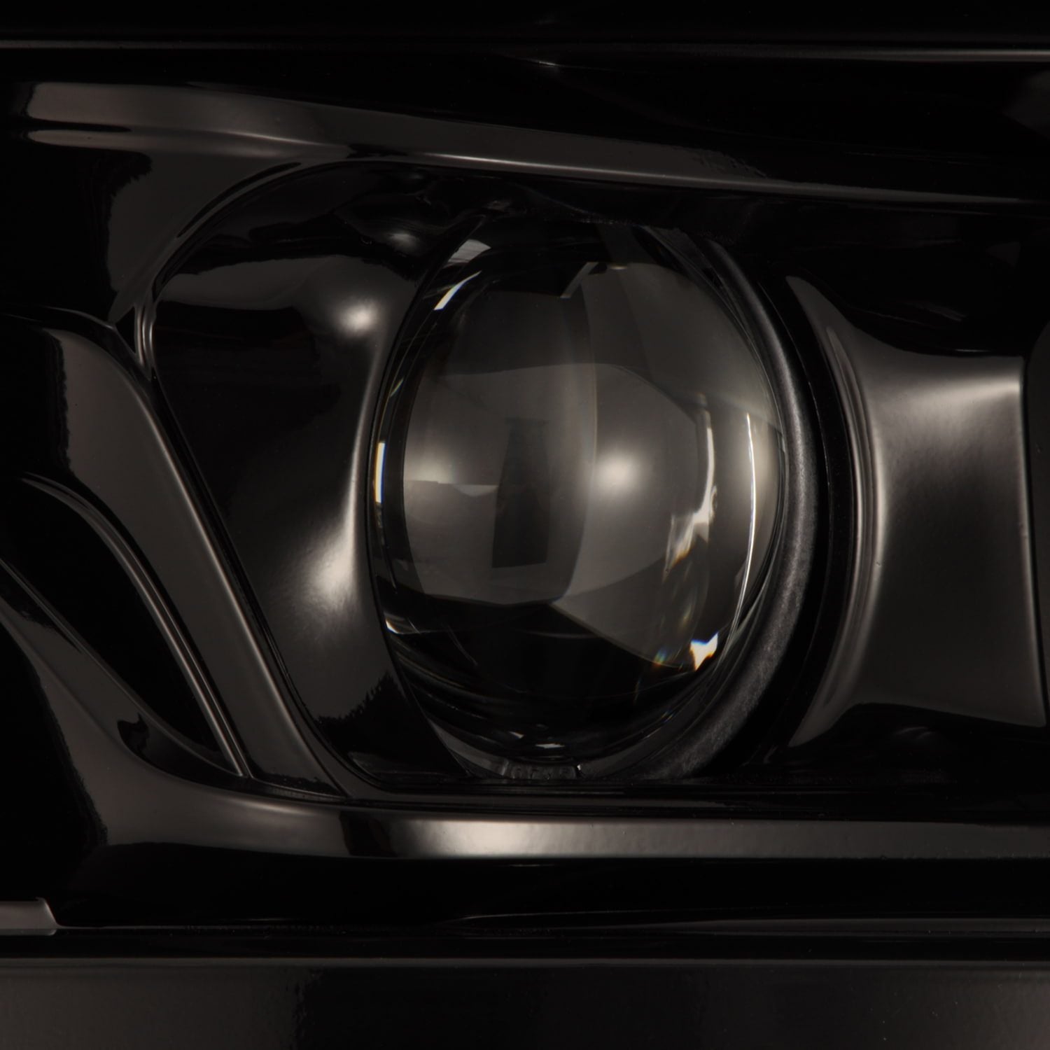 AlphaRex 21-23 Ford F150 PRO-Series Halogen Projector Headlights Alpha-Black - 880294 AlphaRex