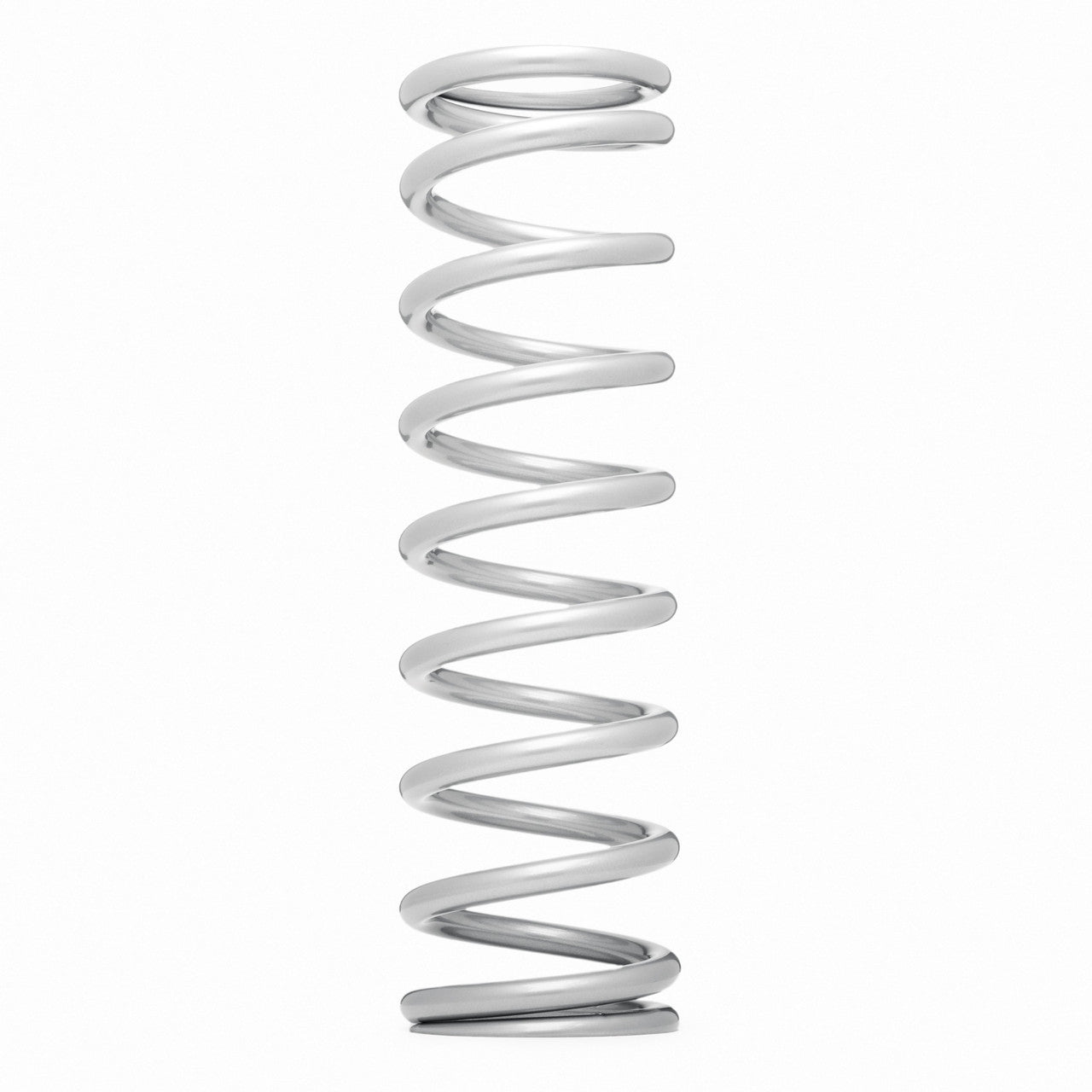QA1 10HT200 high travel coil spring 10 inch 200 lb 2.5 ID silver