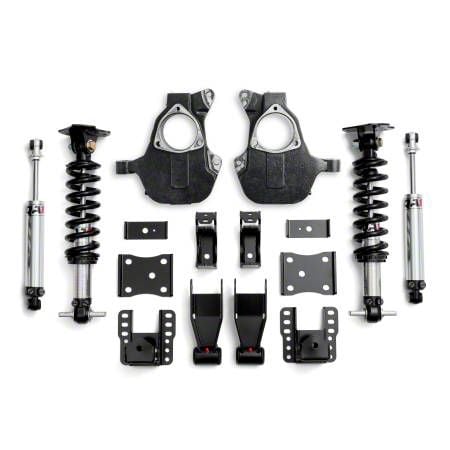 QA1 14-18 Chevy Silverado 2WD Dual Adjustable 4-6in Lowering Kit w/ Spindles