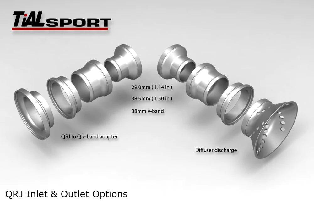 TiAL Sport 004492 QRJ BOV 1.5in Tube Flange