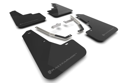 Rally Armor MF106-UR-BLK-GRY UR Mud Flap Kit for 2024–2025 Subaru Crosstrek – Black with Grey Logo