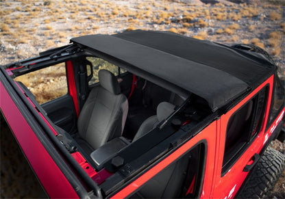 Rampage TrailView Frameless Soft Top with Tinted Windows for 2018-2025 Jeep Wrangler JL - 139435