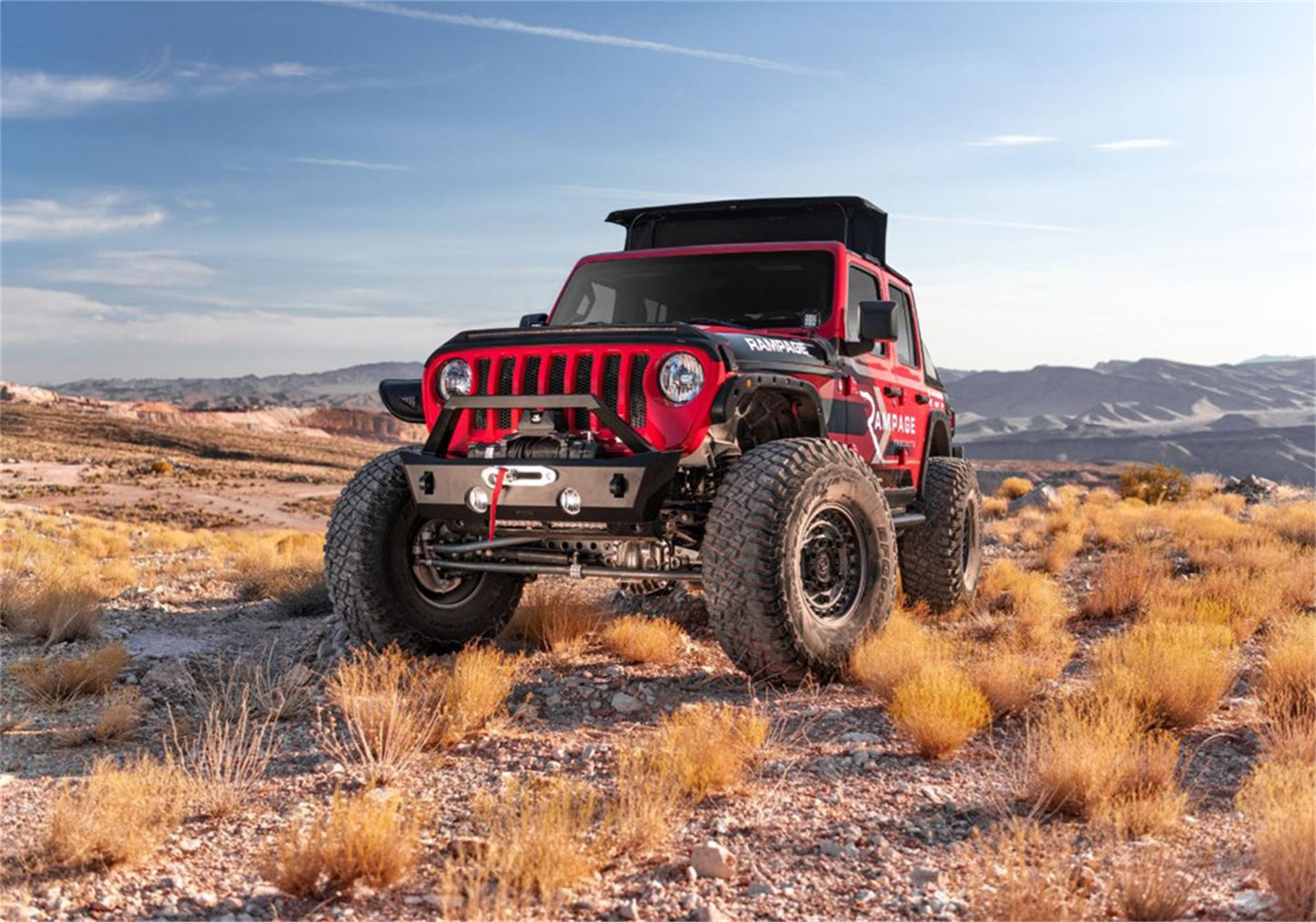 Rampage TrailView Frameless Soft Top with Tinted Windows for 2018-2025 Jeep Wrangler JL - 139435