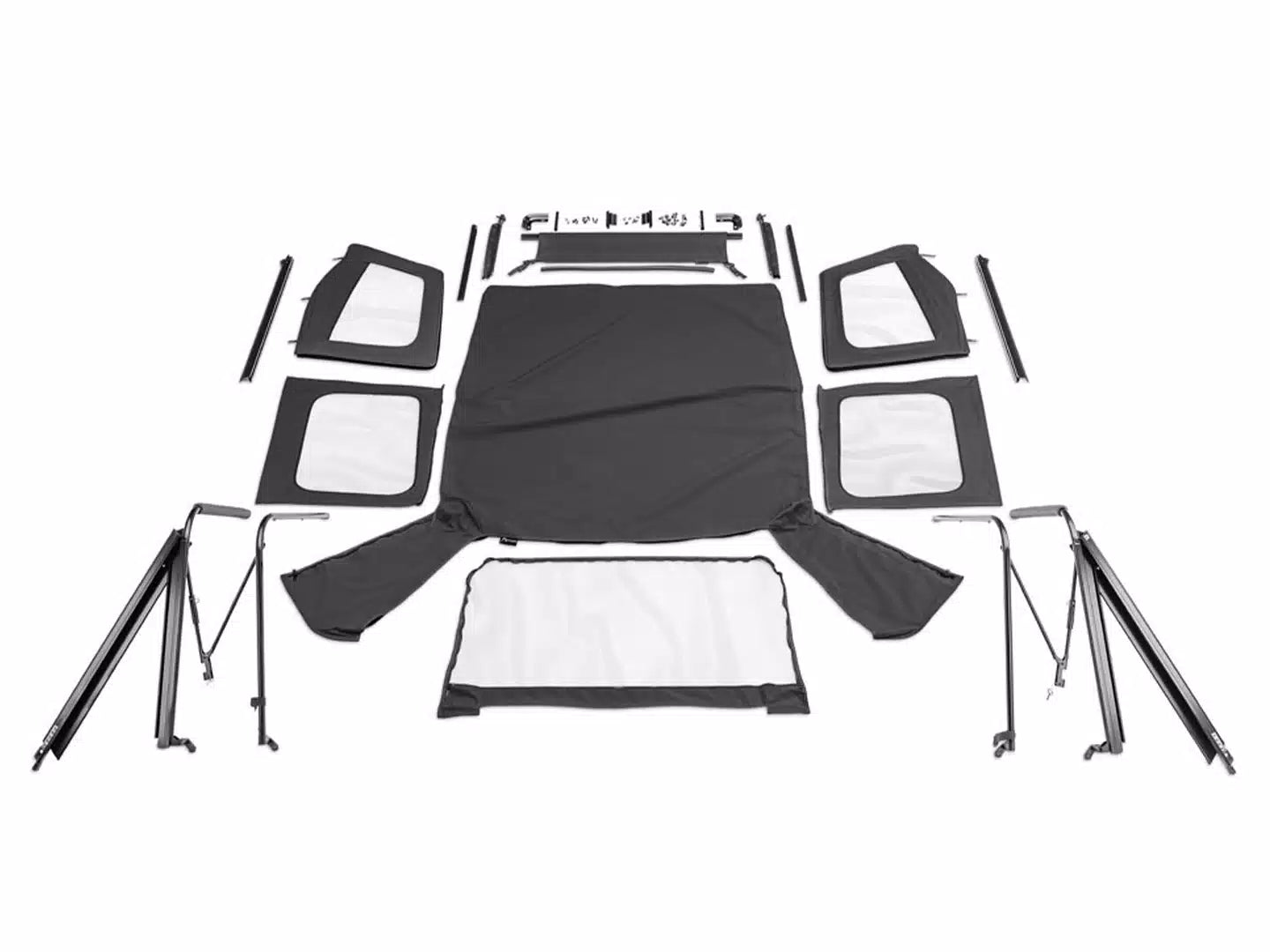 Rampage Replacement Soft Top Kit for 1979.5-1986 Jeep CJ7 - 68115