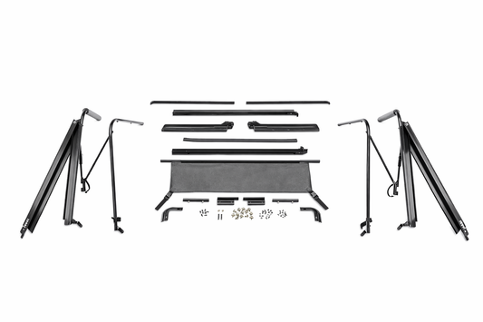 Rampage Soft Top Frame and Hardware for 1987-1995 Jeep Wrangler YJ - 69999