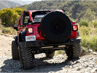 Rampage Spare Tire Cover with Camera Slot for 2018-2025 Jeep Wrangler JL - 773575