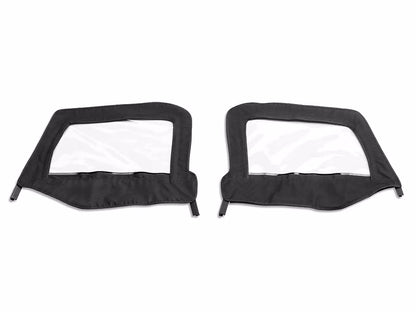 Rampage Upper Door Replacement Skins Black Denim for 2007-2018 Jeep Wrangler JK Half Doors - 89735