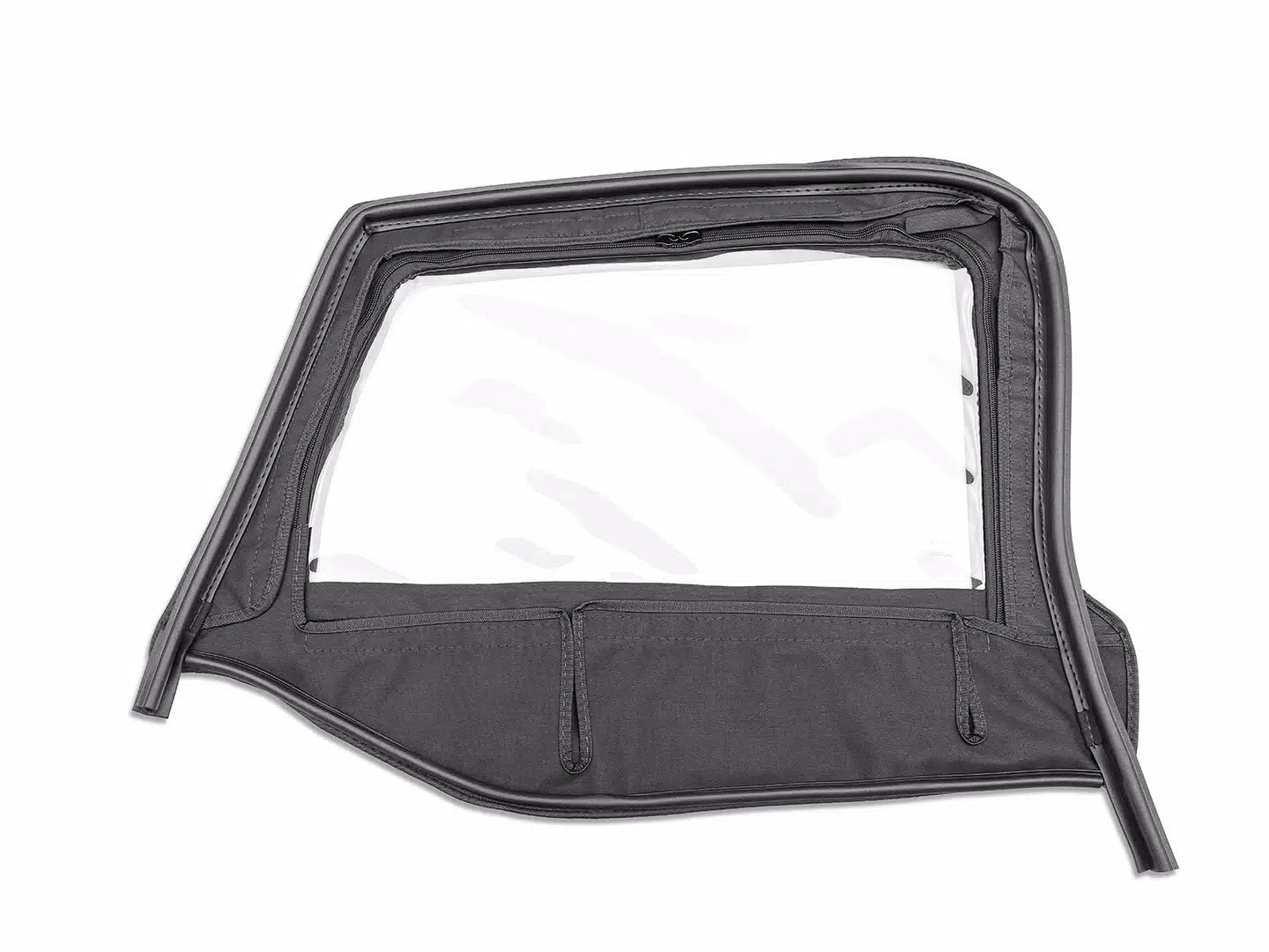 Rampage Upper Door Replacement Skins Black Denim for 2007-2018 Jeep Wrangler JK Half Doors - 89735