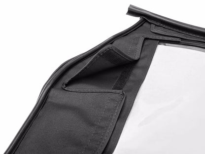 Rampage Upper Door Replacement Skins Black Denim for 2007-2018 Jeep Wrangler JK Half Doors - 89735