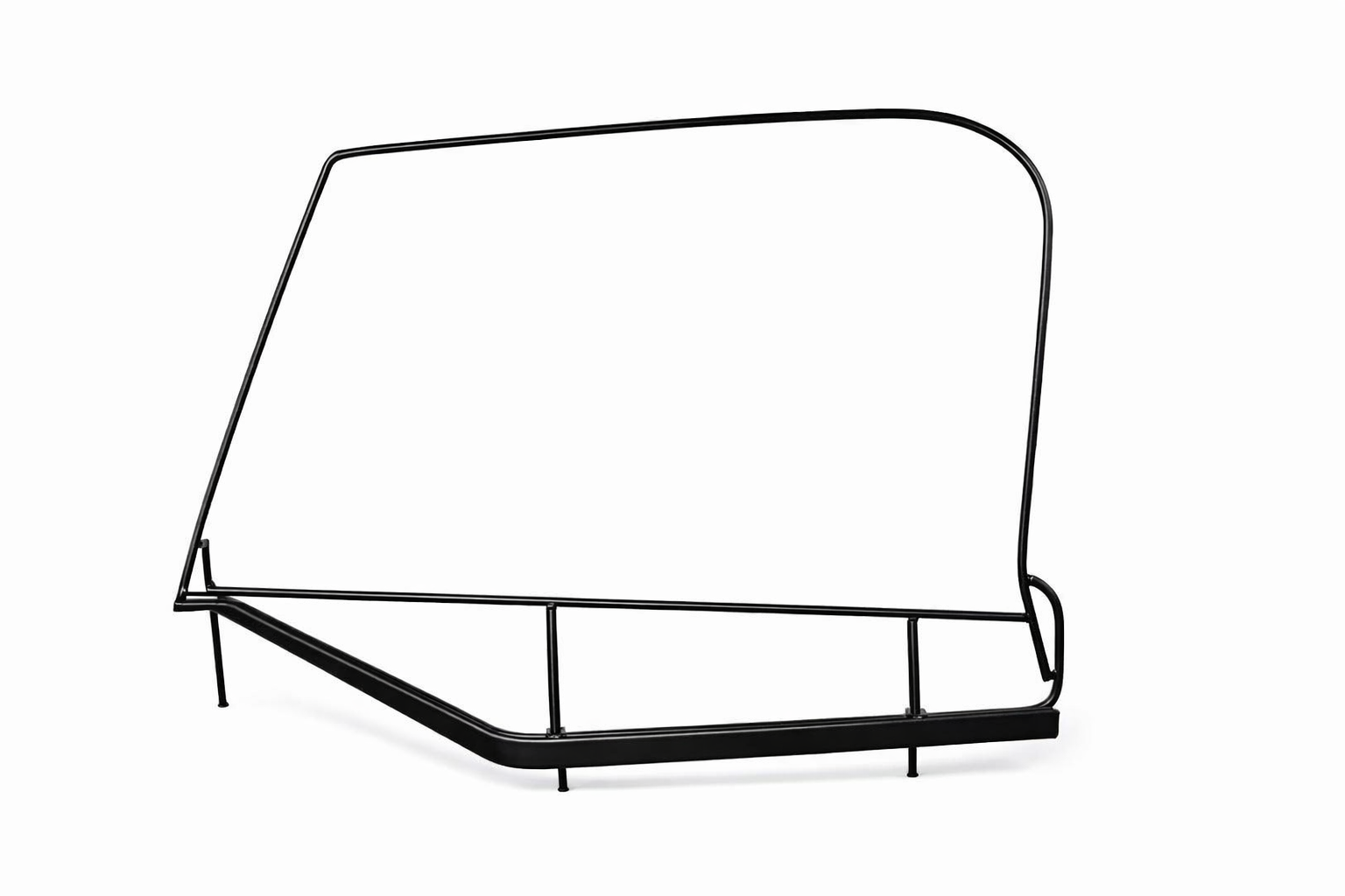 Rampage Window Frame Black Pair 1997-2006 Jeep Wrangler TJ - 89799