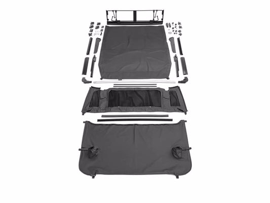 Rampage Trailview Tonneau Top for 2007-2018 Jeep Wrangler JK - 990135