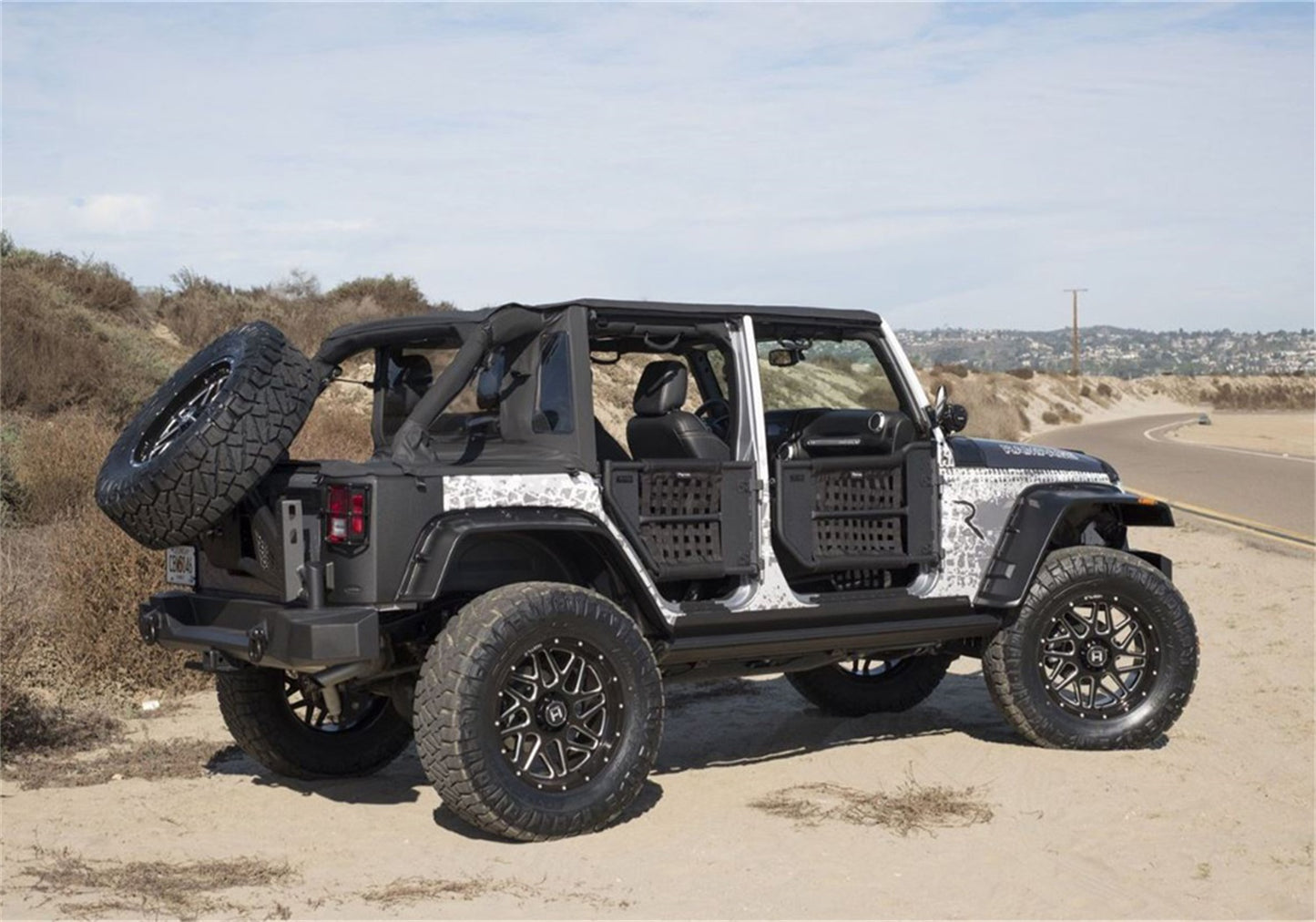Rampage Trailview Tonneau Top for 2007-2018 Jeep Wrangler JK - 990135