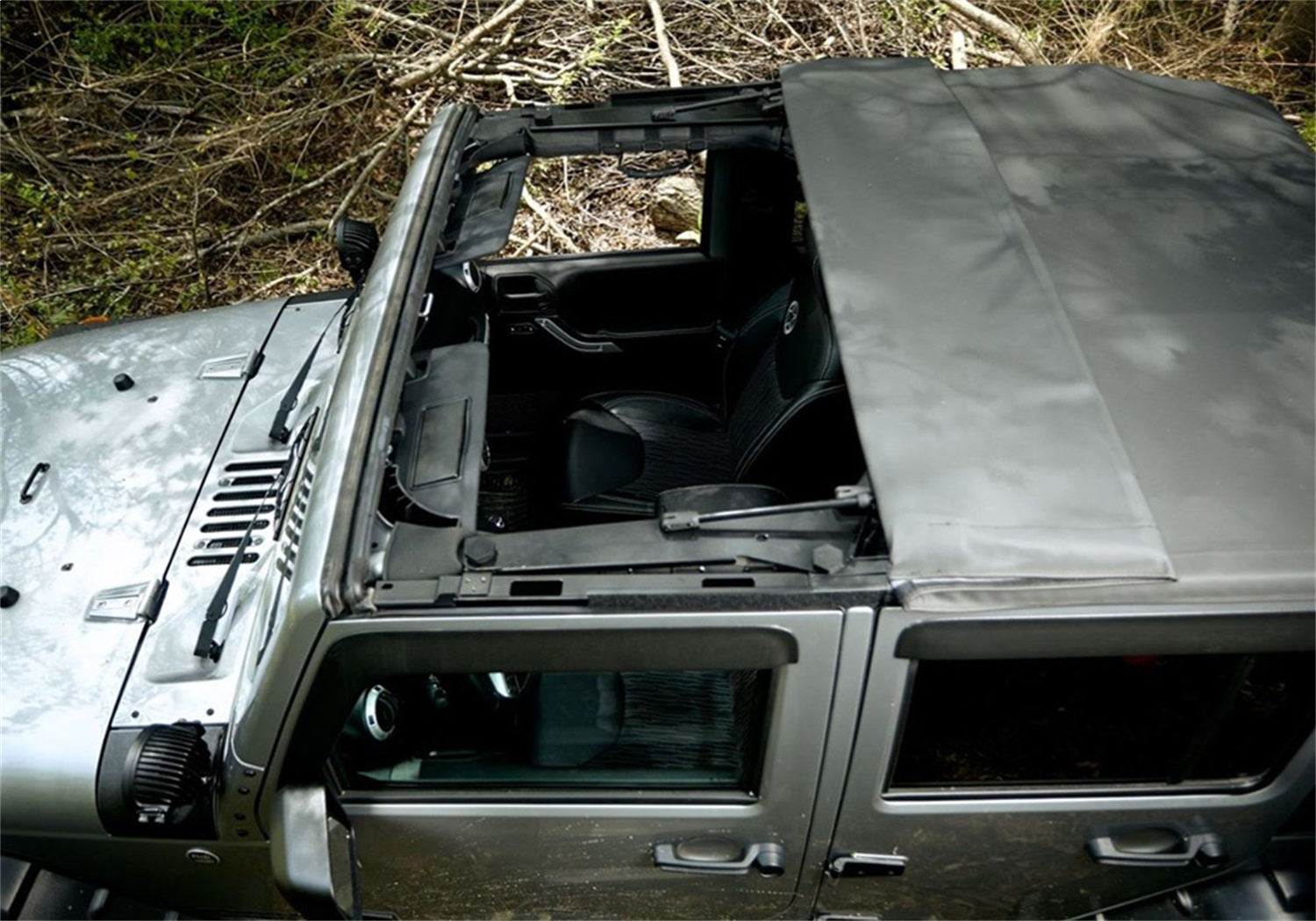 Rampage Trailview Tonneau Top for 2007-2018 Jeep Wrangler JK - 990135