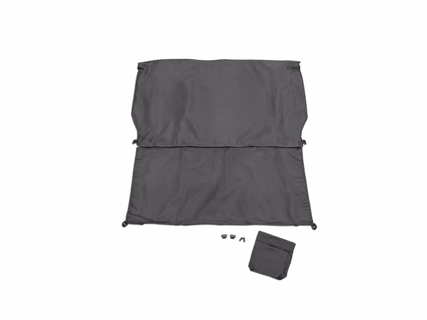 Rampage TrailView Tonneau Top Black Diamond for 2007-2018 Jeep Wrangler JK - 990235