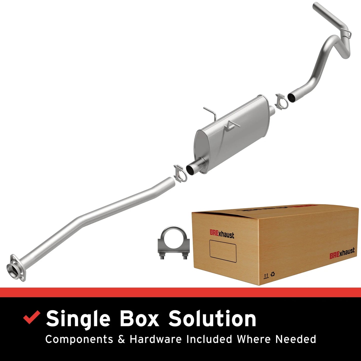 MagnaFlow BRExhaust 106-0184 Direct-Fit Replacement Exhaust System