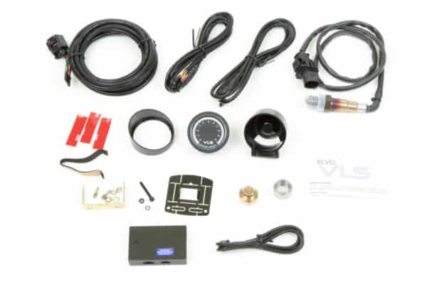 Revel VLS 52mm wideband air fuel ratio OLED gauge with Bosch LSU 4.9 sensor and 30 LED ring - 1TR1AA005R