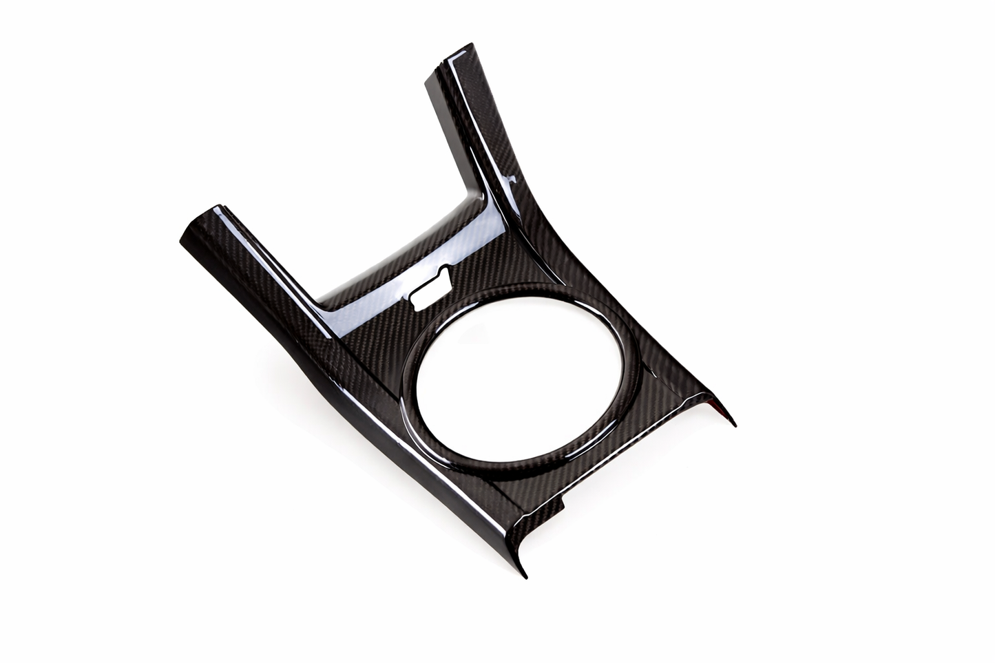 Revel GT dry carbon shifter panel cover for 2015-2018 Subaru WRX and STI with gloss UV coated finish - 1TR4GT0AS20
