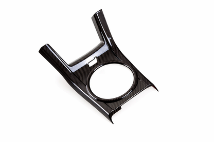 Revel GT dry carbon shifter panel cover for 2015-2018 Subaru WRX and STI with gloss UV coated finish - 1TR4GT0AS20