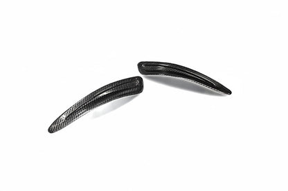 Revel GT dry carbon fiber hood ducts for 2020-2024 Toyota Supra with gloss UV coated finish - 1TR4GT0AT10