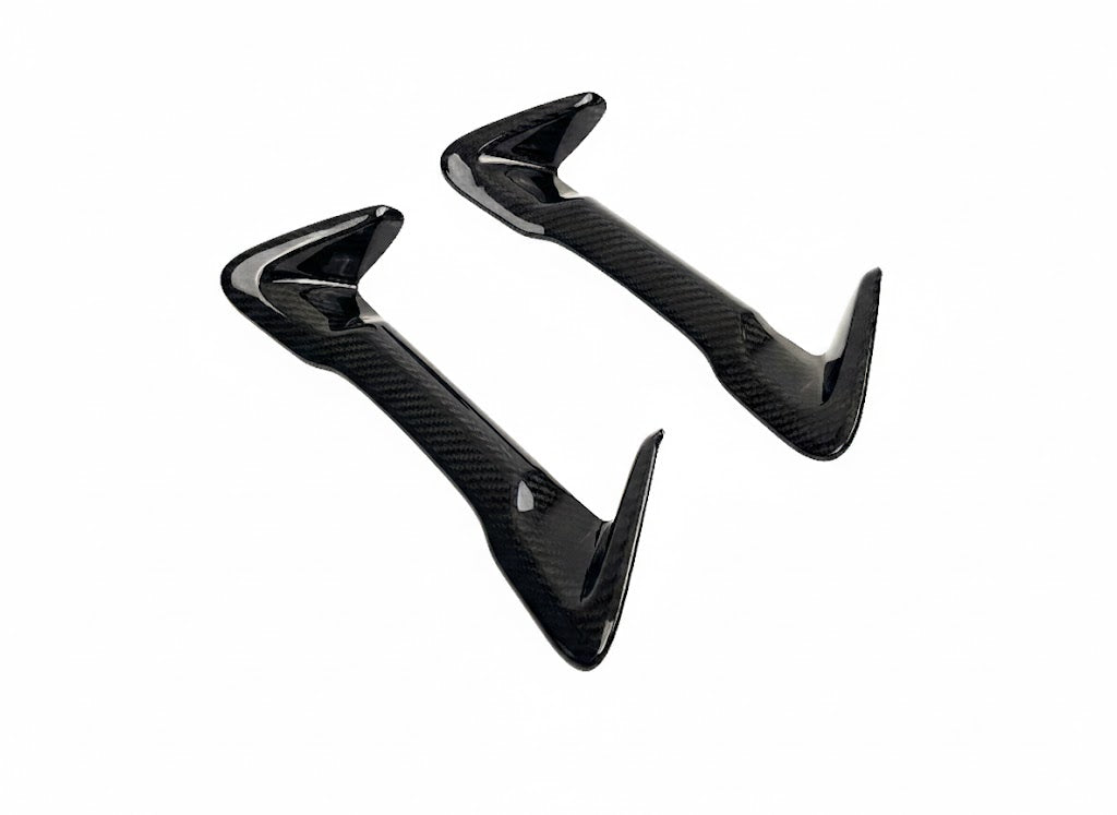 Revel GT dry carbon seat inserts gloss finish for 2023-2026 Toyota GR Corolla OEM sport seats - 1TR4GT0DT07