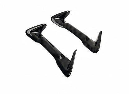 Revel GT dry carbon seat inserts gloss finish for 2023-2026 Toyota GR Corolla OEM sport seats - 1TR4GT0DT07